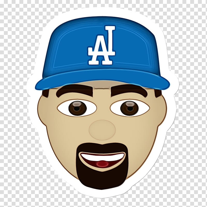 Los Angeles Dodgers Sticker Dodger blue Emoji Baseball, Los Angeles Dodgers  transparent background PNG clipart