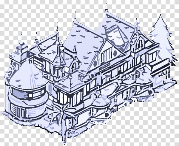 line art architecture sketch technical drawing drawing, House, Building, Plan transparent background PNG clipart