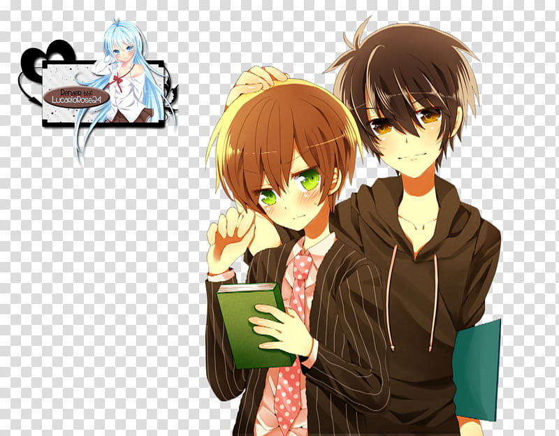 Ritsu and Takano Render transparent background PNG clipart