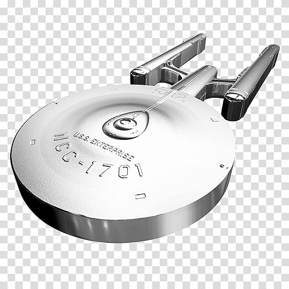 Silver Star, Star Trek, Starship Enterprise, Uss Enterprise Ncc1701, Silver Coin, Jeanluc Picard, Royal Canadian Mint, Proof Coinage transparent background PNG clipart