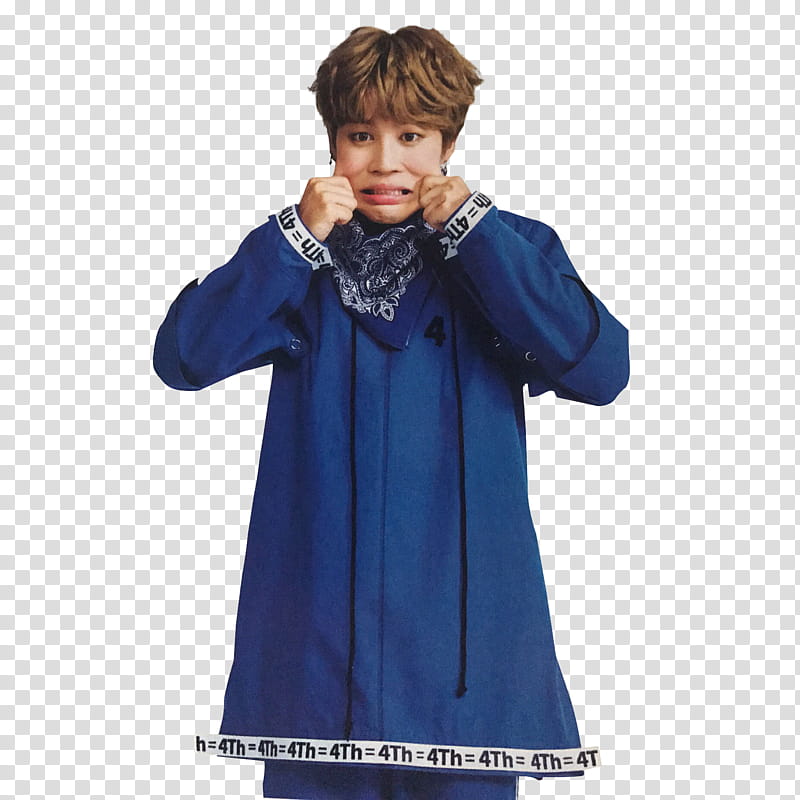 Jimin , man stretching his checks transparent background PNG clipart
