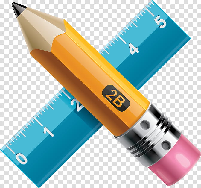 Pencil, Ruler, Stationery, Office Supplies transparent background PNG clipart
