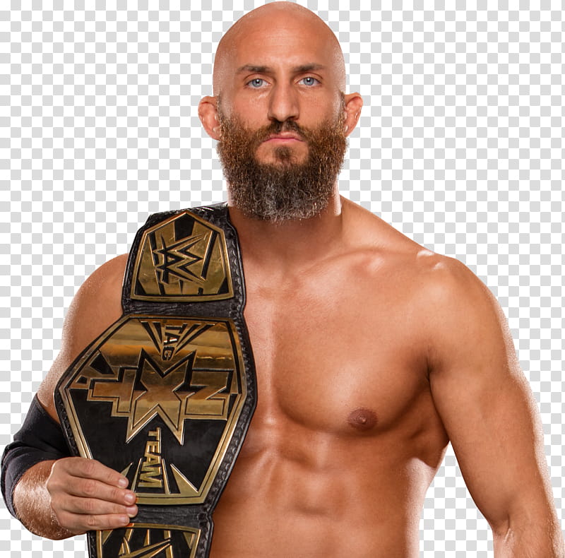 Tommaso Ciampa NEW NXT Tag Team Champion  transparent background PNG clipart