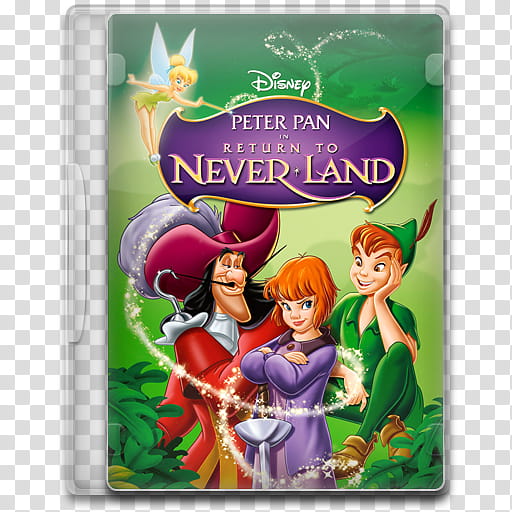 Movie Icon Mega , Return to Never Land, Disney Peter Pan in Return to Neverland case transparent background PNG clipart