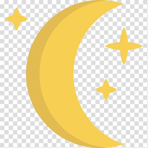 Crescent Moon, Lunar Phase, Lunar Eclipse, Yellow, Star, Astronomical Object transparent background PNG clipart