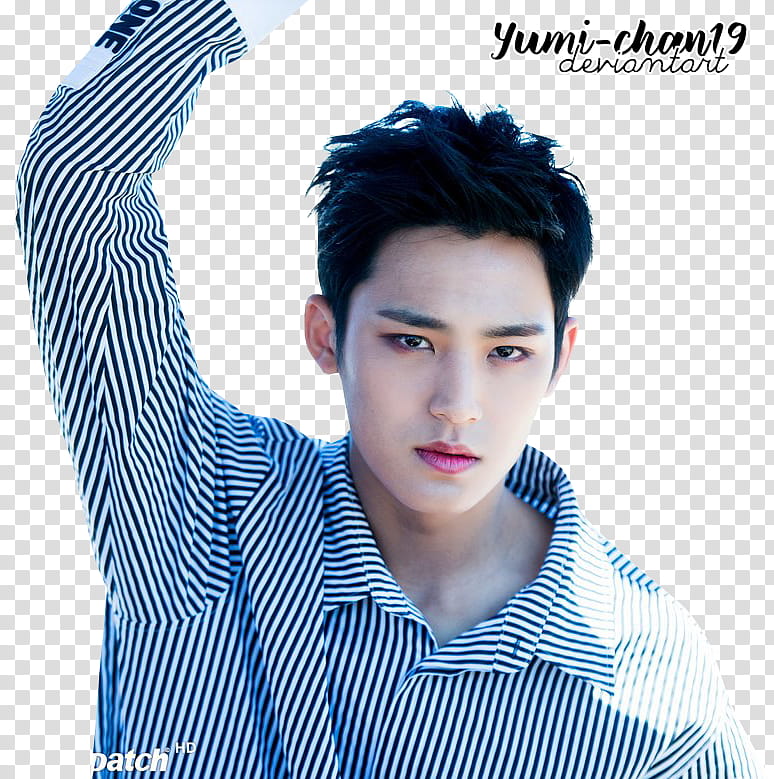 Mingyu SEVENTEEN, Yumi Chan transparent background PNG clipart