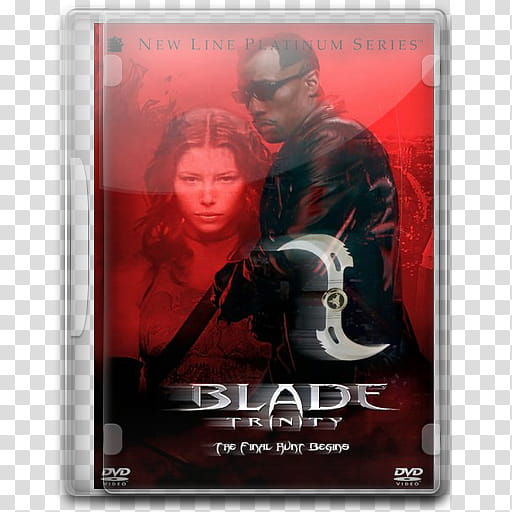 Blade Trinity DVD Icon , Blade Trinity  transparent background PNG clipart