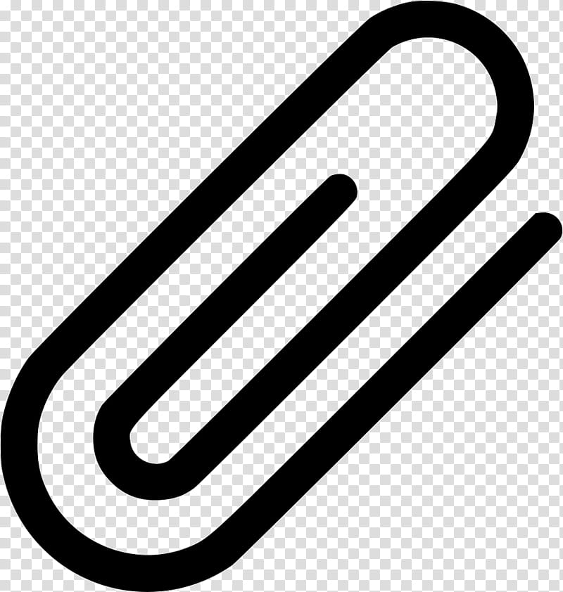 Email Symbol, Paper Clip, Email Attachment, Trombone, Bookmark, Computer Software, Text, Line transparent background PNG clipart