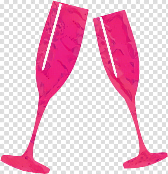 Wine Glass, Champagne Glass, Magenta, Pink, Stemware, Drinkware, Champagne Stemware transparent background PNG clipart