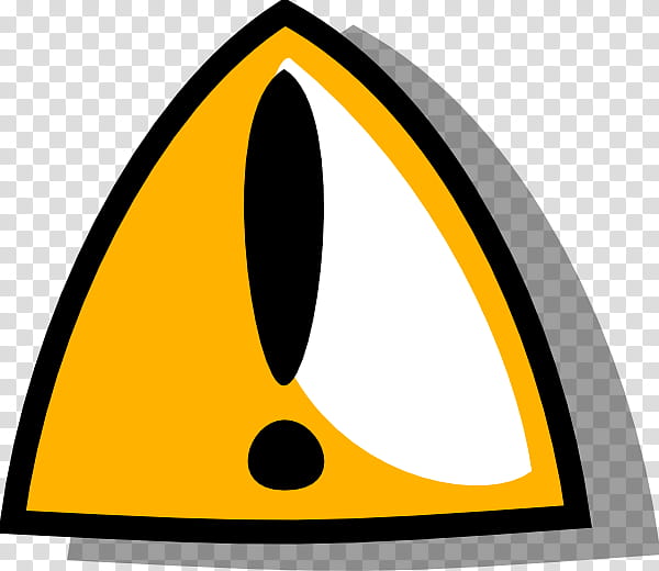 Emoticon, Warning Sign, Traffic Sign, Yellow transparent background PNG clipart