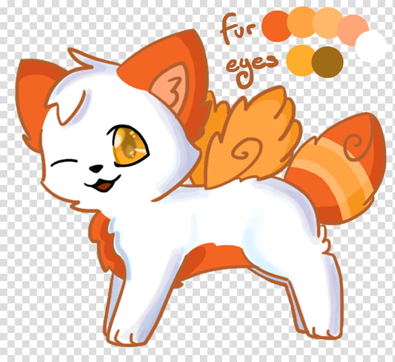 Fire Fox Adoptable ~Closed~ transparent background PNG clipart