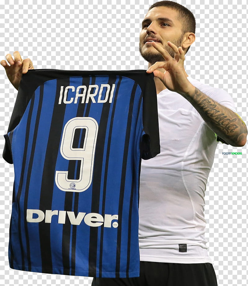 Cartoon Football, Mauro Icardi, Inter Milan, AC MILAN, Derby Della Madonnina, Uc Sampdoria, Goal, Sports transparent background PNG clipart
