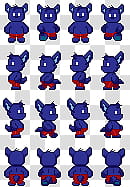 Zack Sprite Sheet transparent background PNG clipart