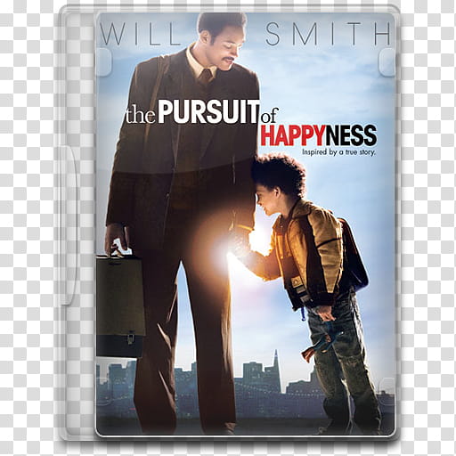 Movie Icon , The Pursuit of Happyness, The Pursuit of Happyness DVD case transparent background PNG clipart