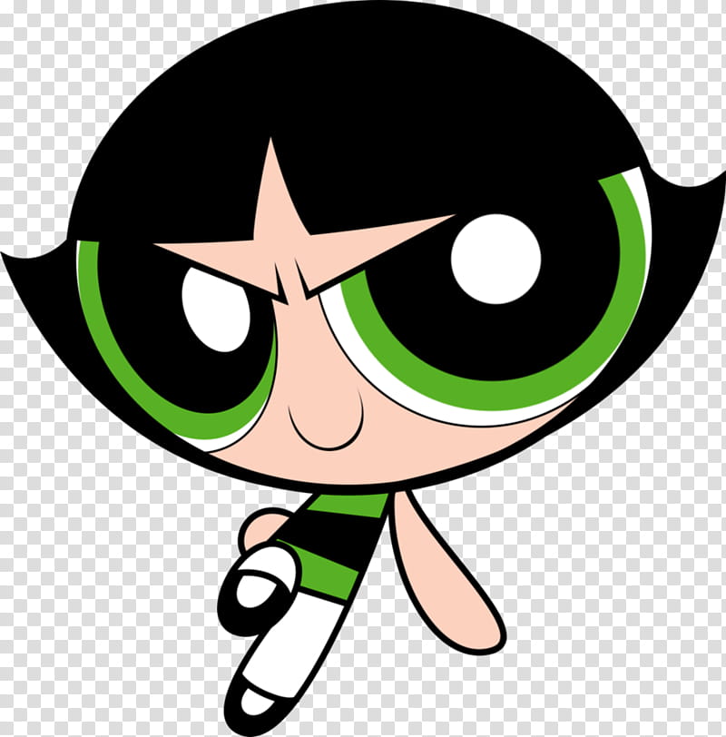 Buttercup, black and white cartoon character transparent background PNG clipart