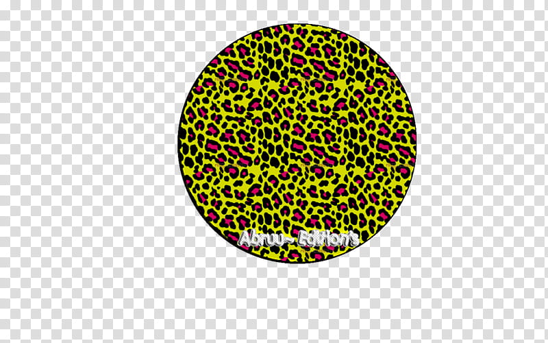 circulos de colores, round yellow and pink leopard-pattern illustration transparent background PNG clipart