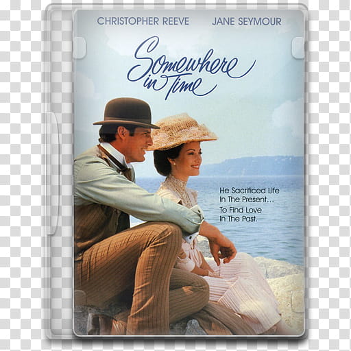 Movie Icon , Somewhere in Time, Somwhere in Time DVD case transparent background PNG clipart