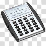 Calculators icons, calculator, rectangular gray and black wireless device illustration transparent background PNG clipart