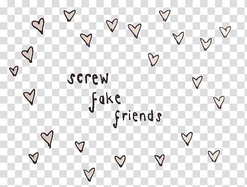 Tipo , screw fake friends text overlay transparent background PNG clipart