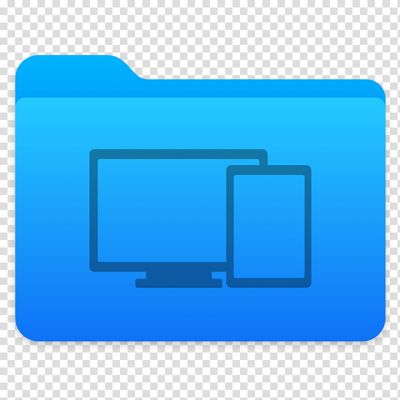 Next Folders Icon, Devices, blue folder transparent background PNG clipart