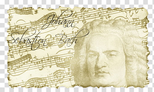 Johann Sebastion Bach transparent background PNG clipart