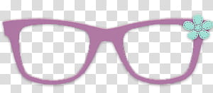 Lentes para dolls, purple eyeglasses transparent background PNG clipart