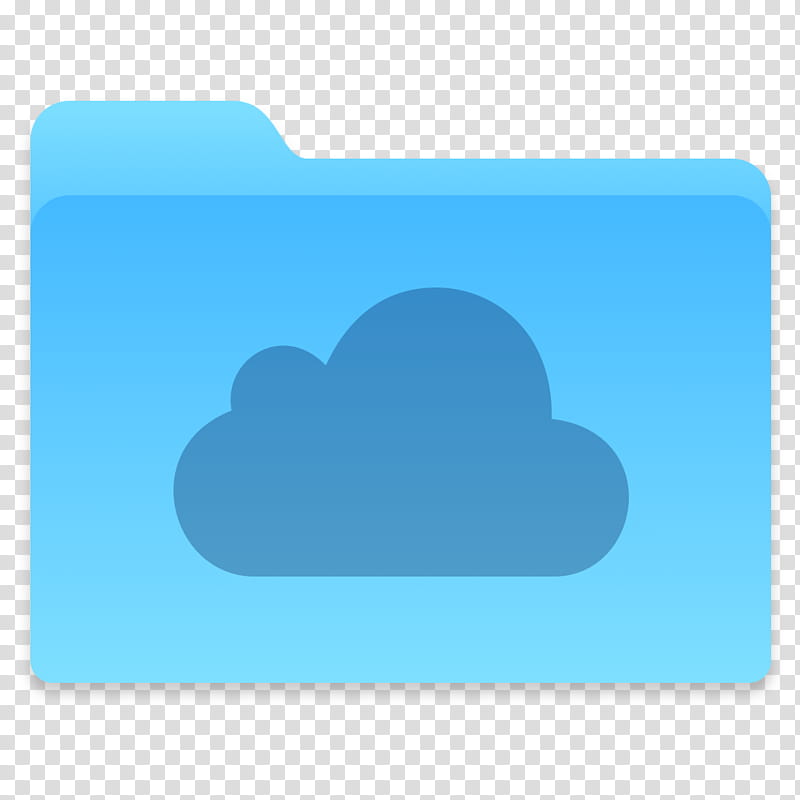 Neue Folders Icon Sky, Neue Sky iCloud transparent background PNG clipart