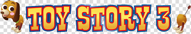 yellow, red and blue Toy Story  text transparent background PNG clipart