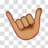De Emojis Editados, Yolo hand gesture transparent background PNG clipart