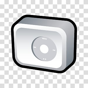 D Cartoon Icons , iPod Shuffle transparent background PNG clipart