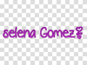 Texto de Selena Gomez transparent background PNG clipart thumbnail