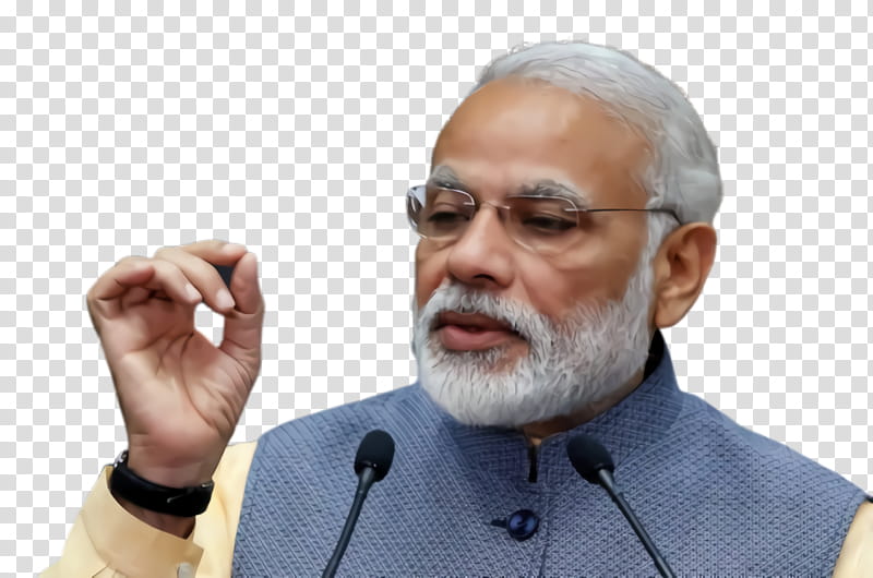 Modi, Narendra Modi, India, Moustache, Glasses, Beard, Gesture, Mouth transparent background PNG clipart