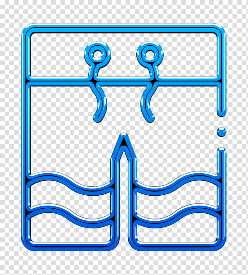 Swimwear icon Swimming Pool icon, Line transparent background PNG clipart