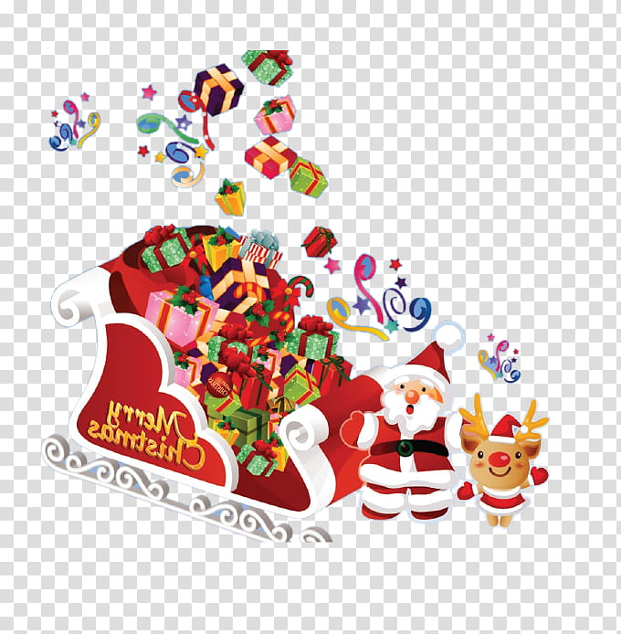 Christmas Poster, Christmas Day, Santa Claus, Christmas Ornament, Christmas Tree, Car, Holiday, Santa Clauss Reindeer transparent background PNG clipart