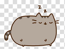Pusheen The Cat, gray cat icon transparent background PNG clipart