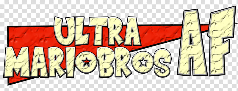 Ultra Mario Bros AF Logo, ultra mario bros af background transparent background PNG clipart