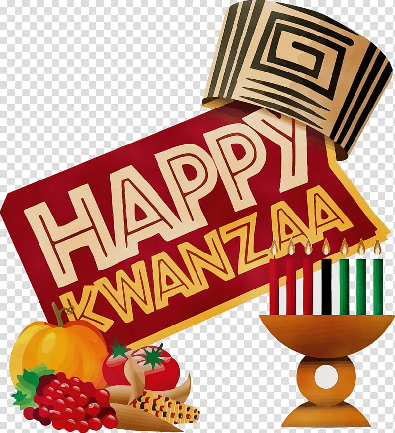 junk food font food group vegetarian food side dish, Kwanzaa, Happy Kwanzaa, Watercolor, Paint, Wet Ink, Fast Food transparent background PNG clipart