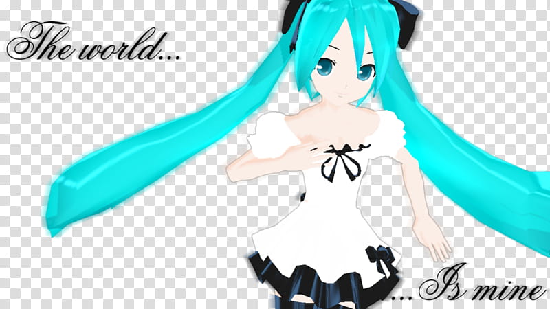 MMD, World is Mine transparent background PNG clipart