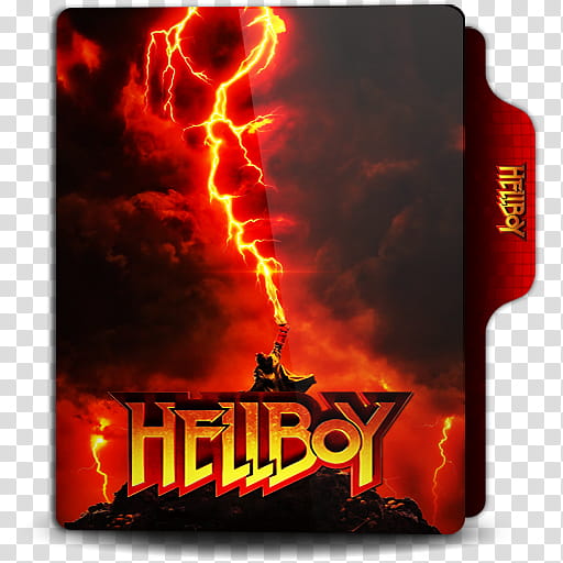 HellBoy  Folder Icon, HB  transparent background PNG clipart