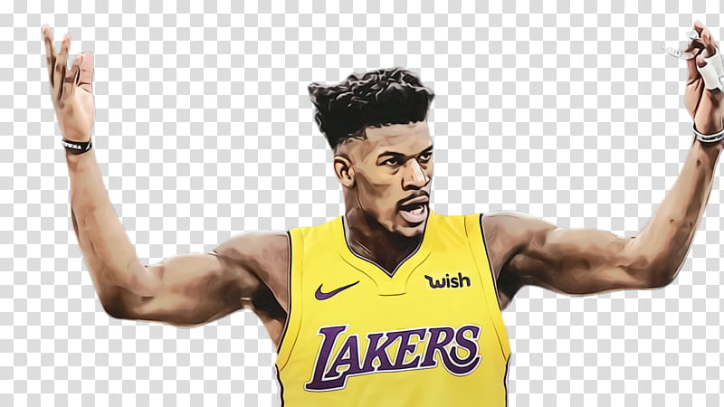 Watercolor, Paint, Wet Ink, Jersey, Sports, Los Angeles Lakers, Athlete, Team Sport transparent background PNG clipart