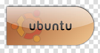 ubuntu splash screen, ubuntu text overlay on brown background transparent background PNG clipart