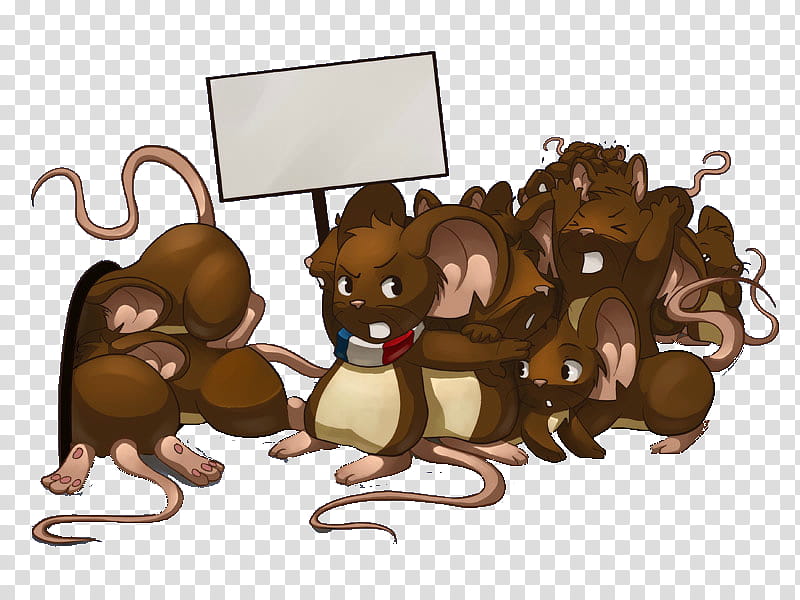Transformice, brown rats illustration transparent background PNG clipart