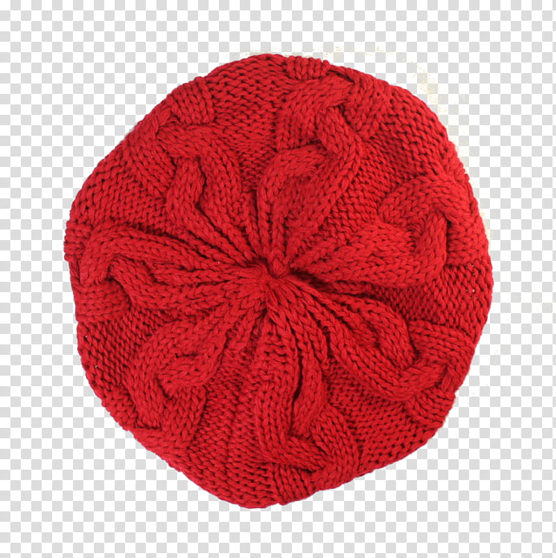 Beret, Knit Cap, Wool, Hat, Knitting, Ycombinator, Radio 021, Red transparent background PNG clipart