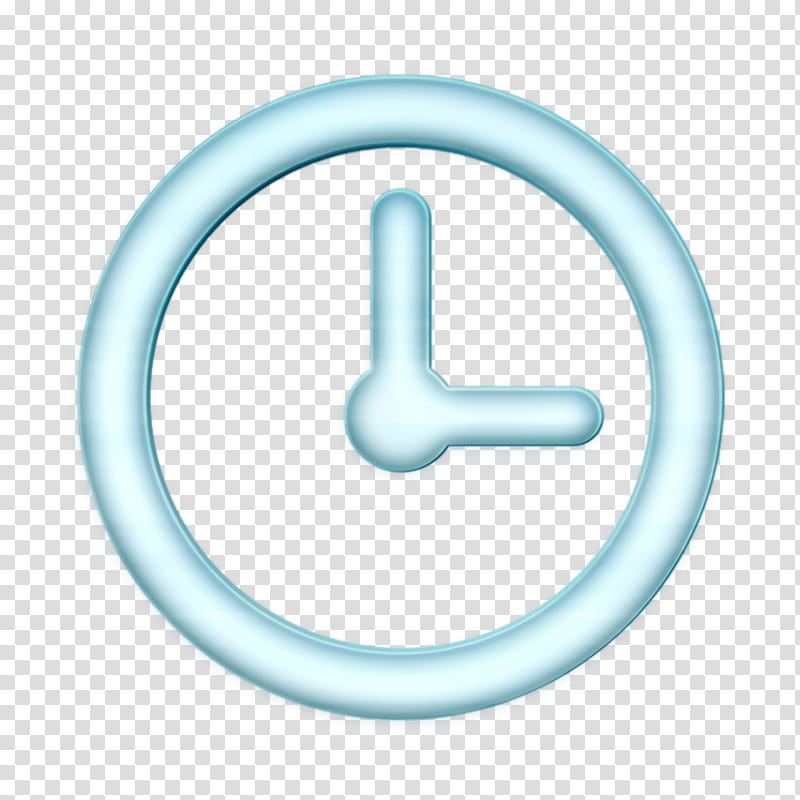 Clock icon fashion icon Watch icon, Web Pictograms Icon, Symbol, Circle, Logo, Neon transparent background PNG clipart