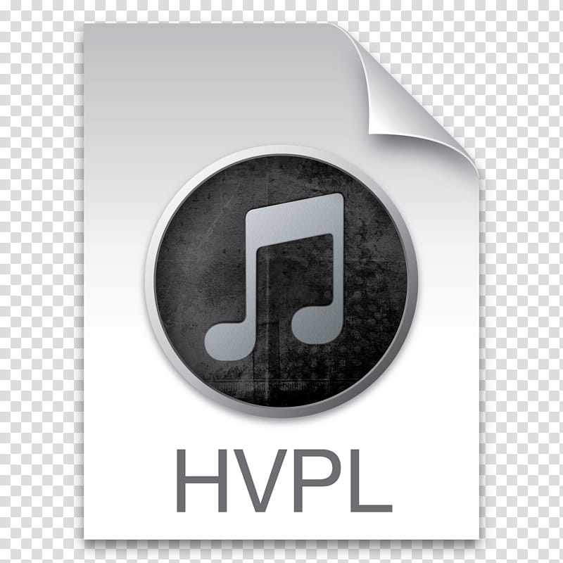 Dark Icons Part II , iTunes-visual, HVPL text transparent background PNG clipart