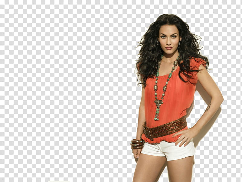 Megan Fox transparent background PNG clipart