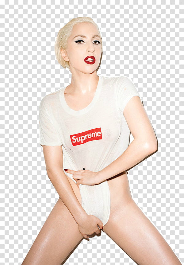 Lady Gaga shoot Supreme transparent background PNG clipart