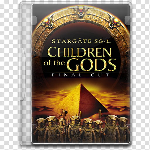 StarGate Icon , Stargate SG-, Children of the Gods, Stargate SG- Children of the Gods final cut DVD case transparent background PNG clipart