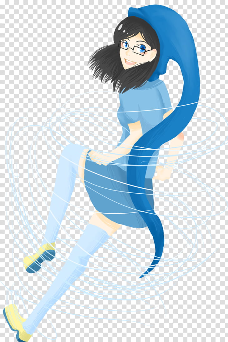 Do the windy thing fem style transparent background PNG clipart