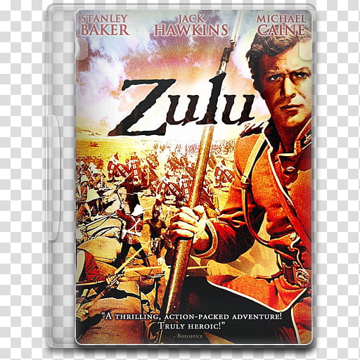 Movie Icon Mega , Zulu (), Zulu DVD case transparent background PNG clipart